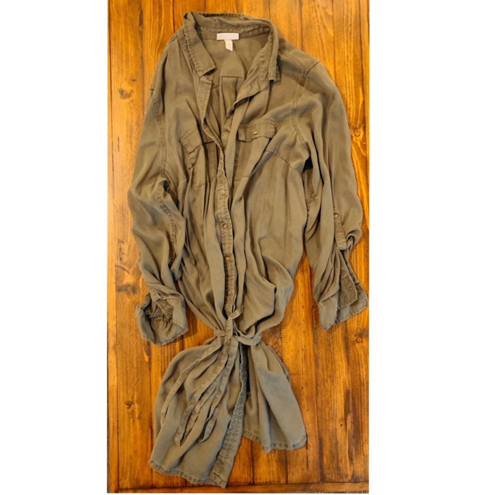 Xxl olive green top or dress